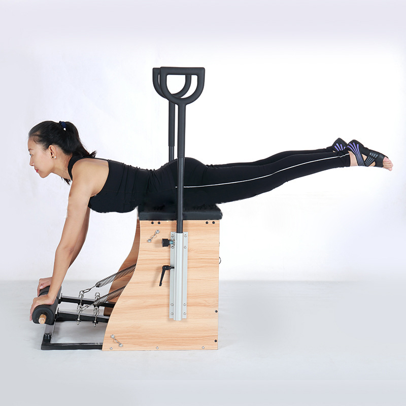 Pilates And Yoga Combined - كرسي بيلاتيس بإطار حديدي ثابت، معدات