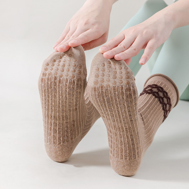 جوارب يوغا نسائية قطنية ذات حو - مراجعة Medias Para Pilates Y Yoga وسعره