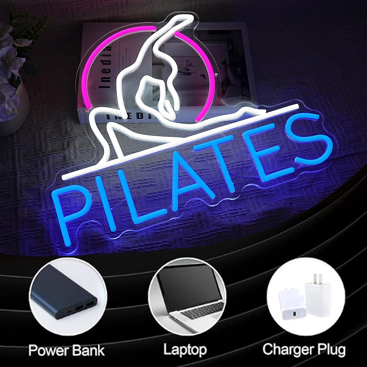 لافتة نيون لليوغا والبيلاتس مع - مراجعة Pilates Yoga Gifts وسعره