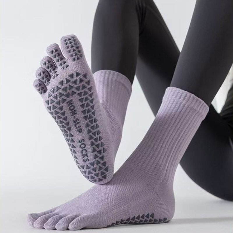 جوارب يوغا للجنسين بخمسة أصابع - مراجعة Medias Para Pilates Y Yoga وسعره